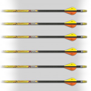 Стрелы карбоновые MAYHEM 250 FUSION VANES ( 6 штук ). Кликните для просмотра в большом размере.