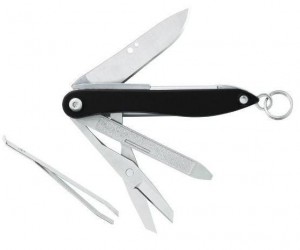 Leatherman Style Черный/ красный/ синий (В подарочной упаковке).. Кликните для просмотра в большом размере.