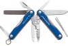 Мультиинструмент Leatherman Squirt E4 синий 10 функций (В подарочной упаковке).