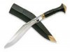 Нож 10» Chitlange Leather horn/ wooden handle Кукри.